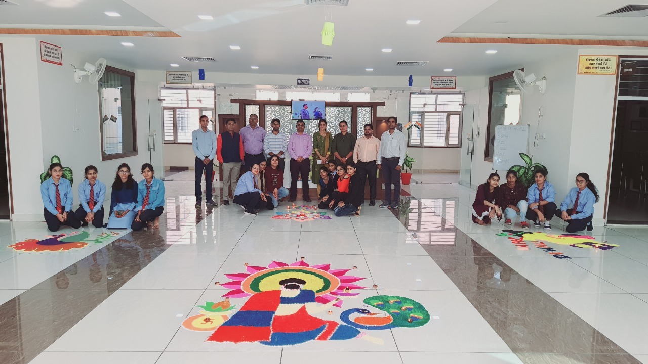 Rangoli Competition in Diwali 2021 Celebration