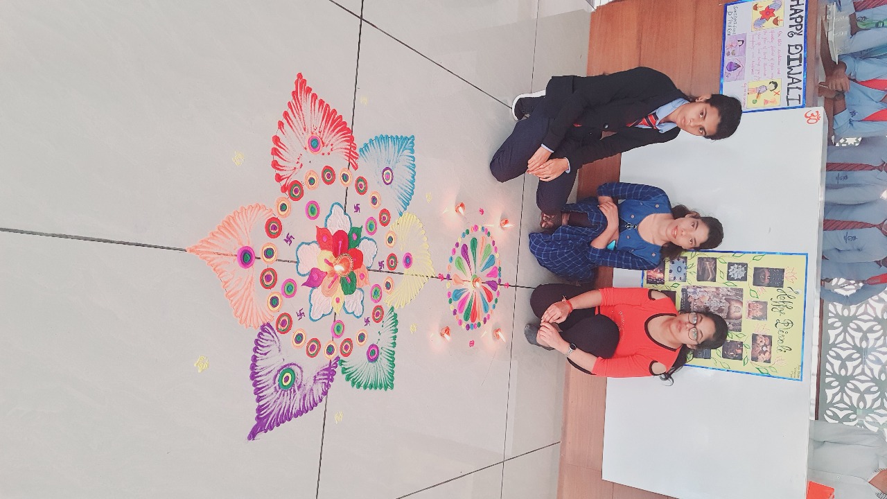 Rangoli Competition in Diwali 2021 Celebration